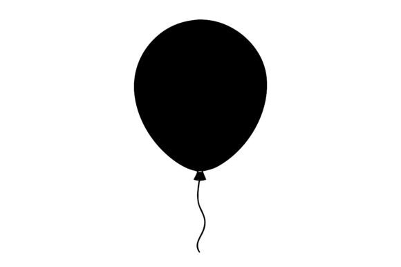Download Balloon Simple Shape Silhouette - Premium Resources