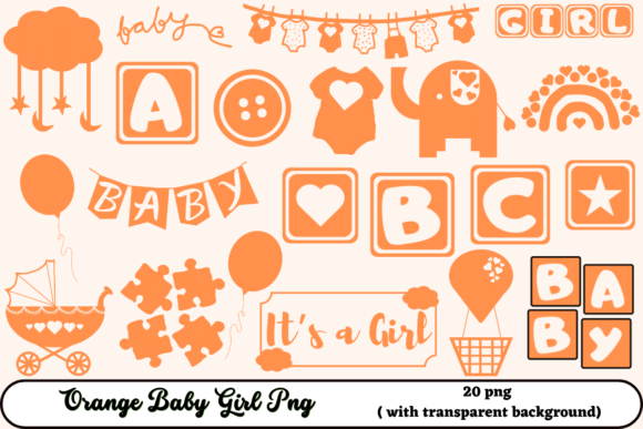 Download Orange Baby Girl Png - Premium Resources